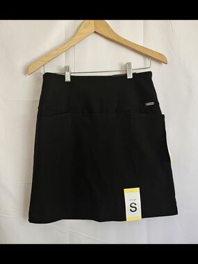S.C. & Co. Black Tummy Control Skort NWT Size Small 18” Length